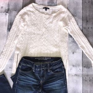 American eagle jeans and sweater